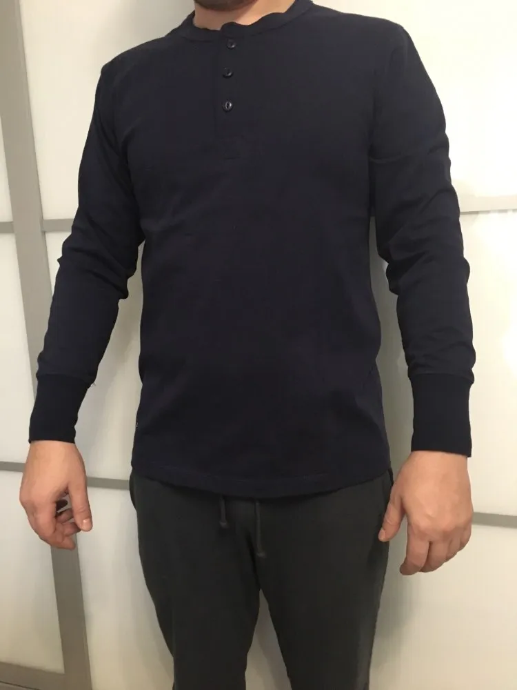 Classic American Henley Shirt
