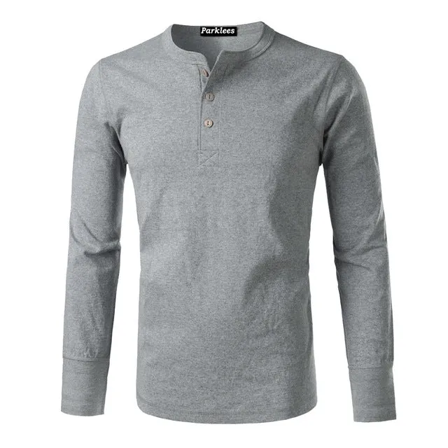 Classic American Henley Shirt