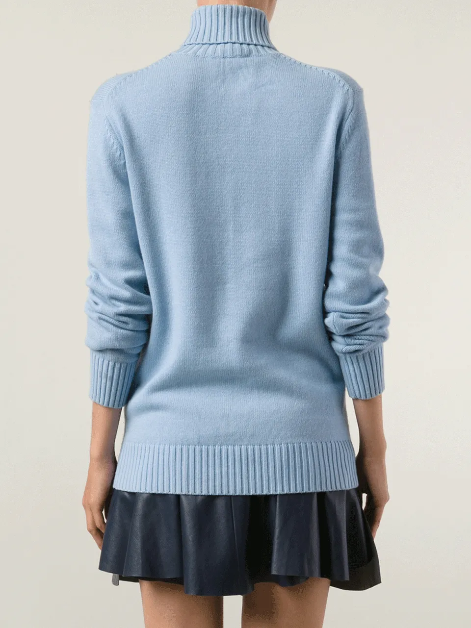 Cotton Cashmere Turtleneck