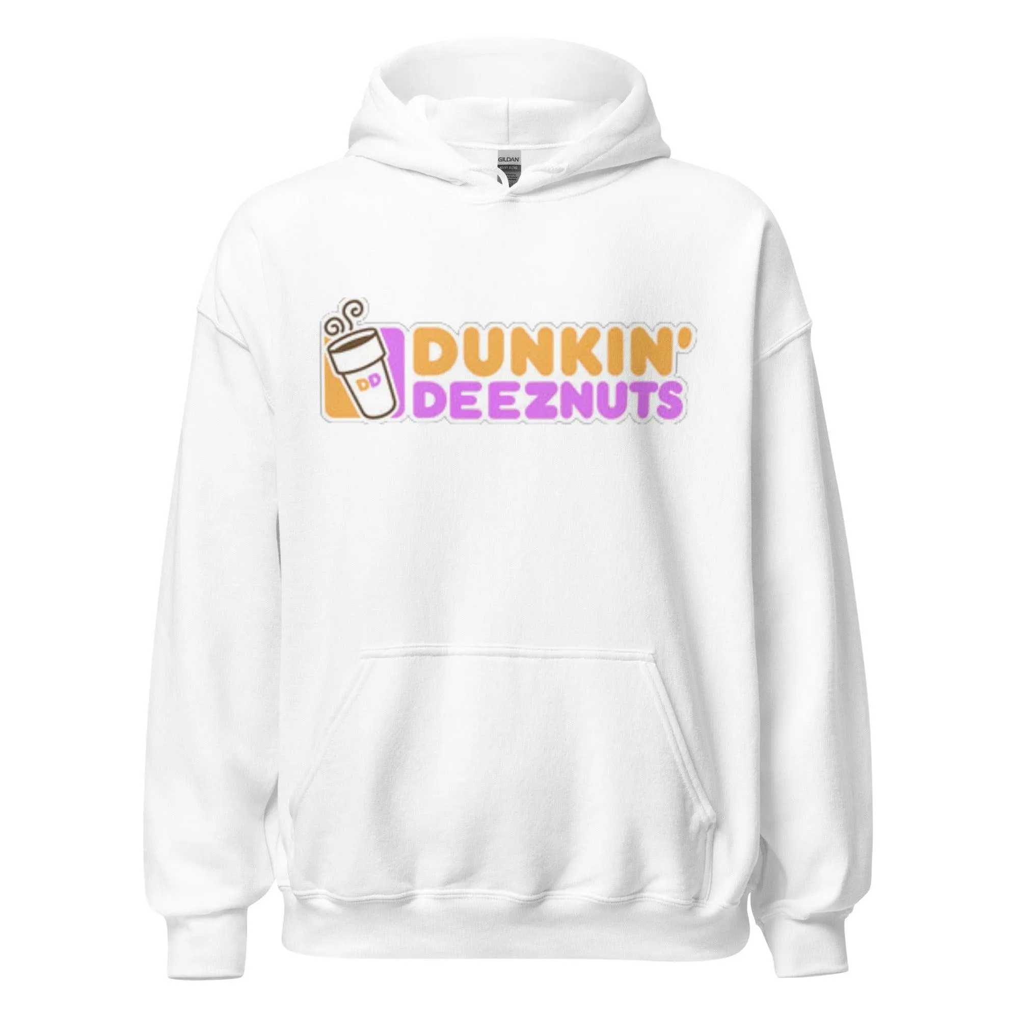 Funny Logo Hoodie Dunkin Deeznuts Blended Cotton Unisex Pullover