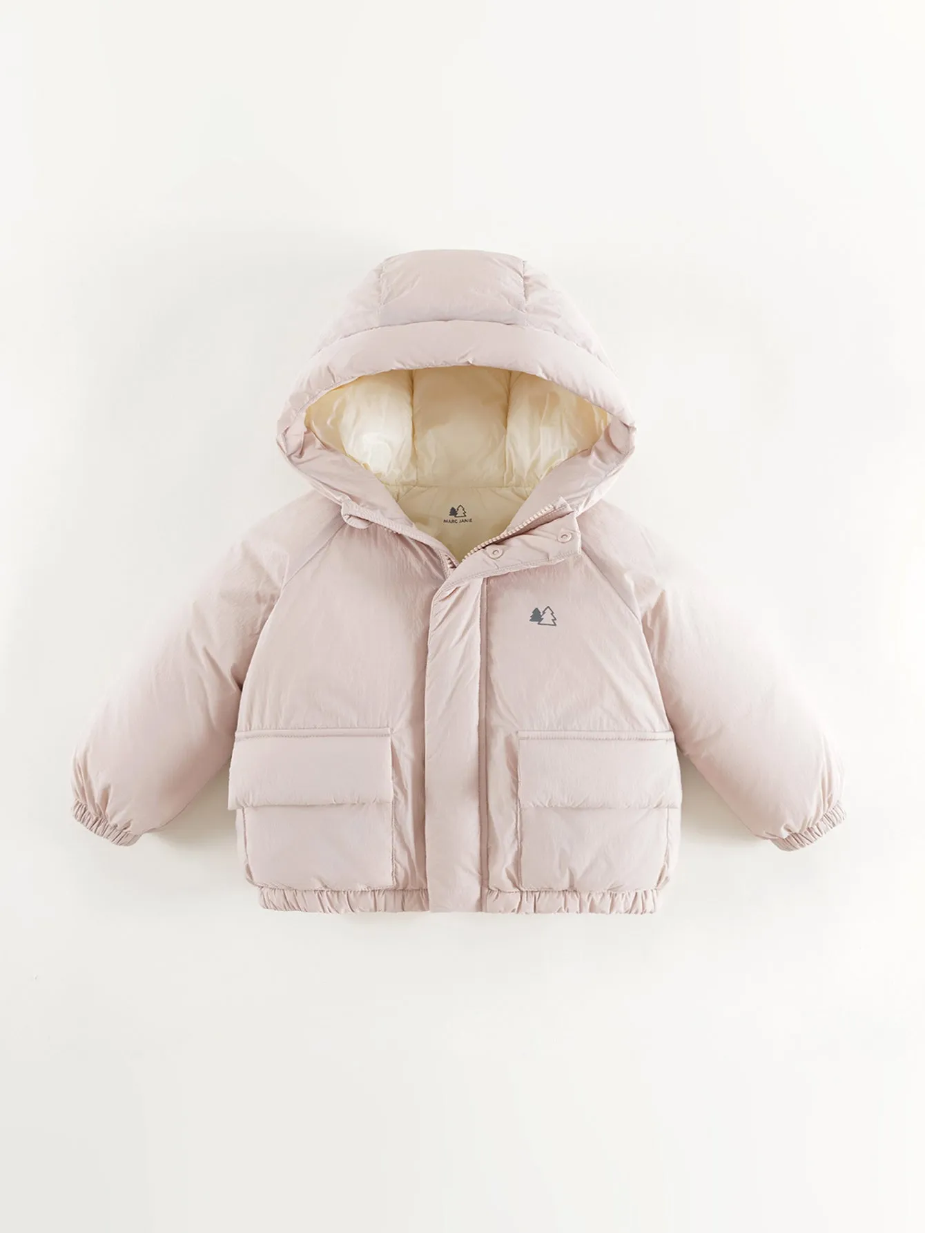 MARC & JANIE Boys Girls Big Pockets Loose Hooded Down Coat 241560