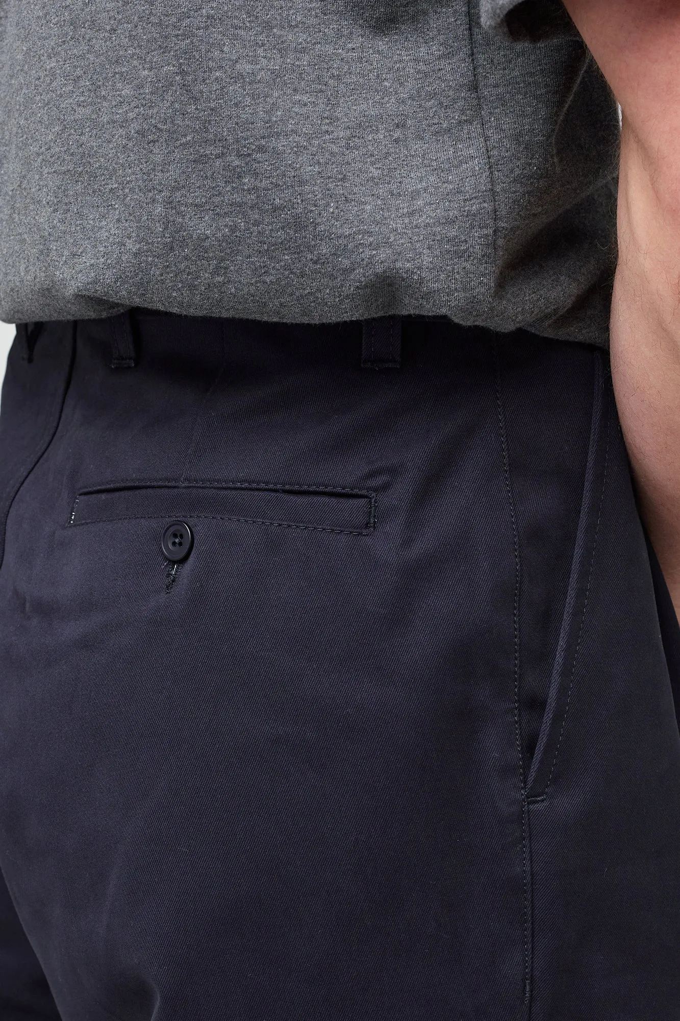 Men's Heavyweight Pleated Chino - Dark Navy