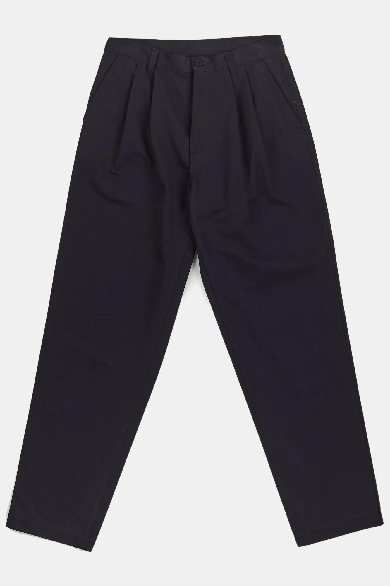 Men's Heavyweight Pleated Chino - Dark Navy