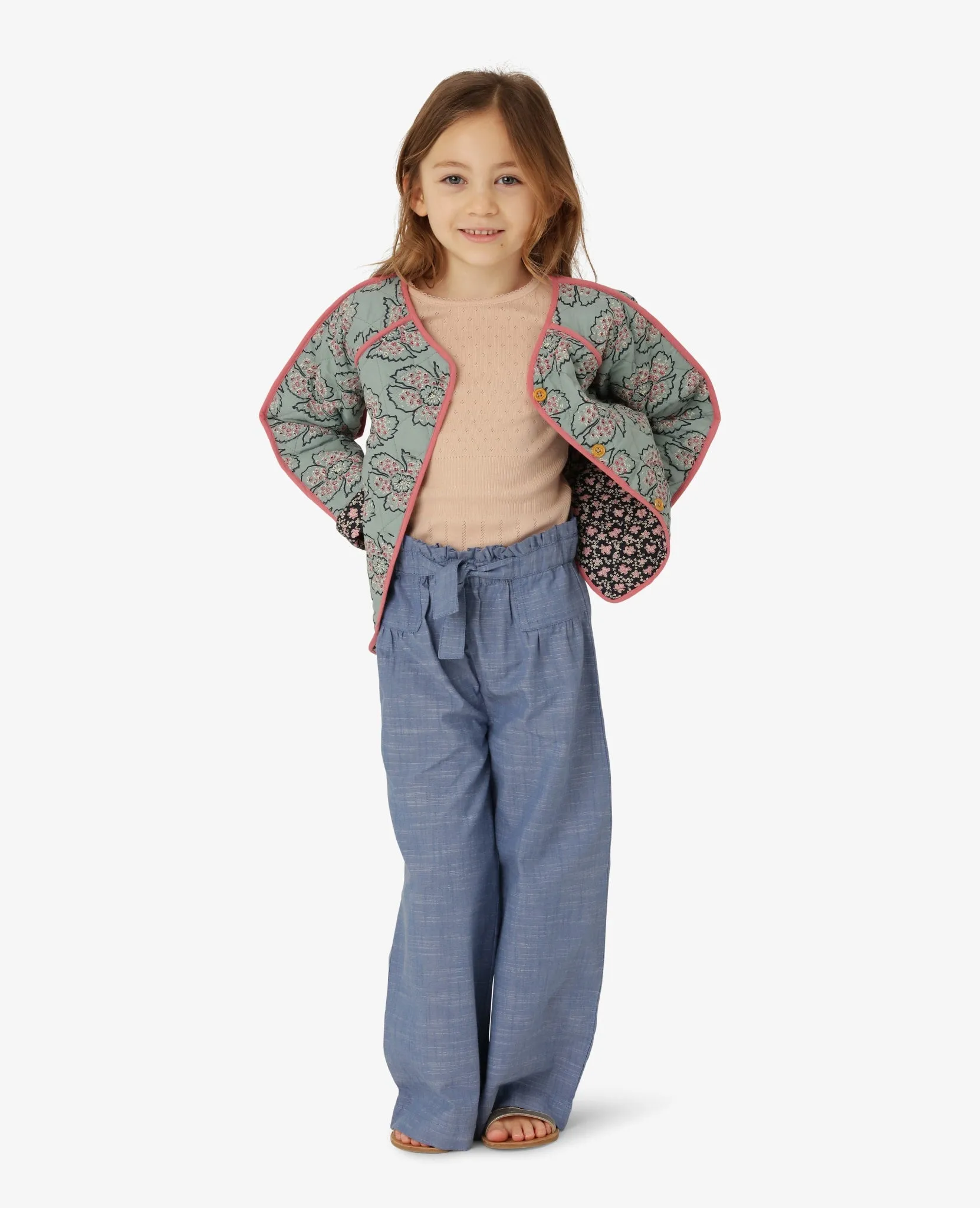 MINI ORGANIC FLOWER QUILT JACKET