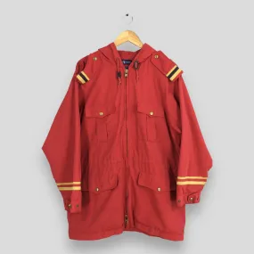 Polo Sport Ralph Lauren Red Parka Hoodie Small
