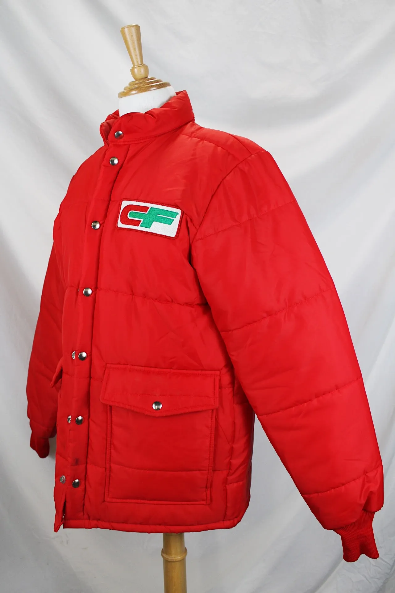 Red Puffy with Patch