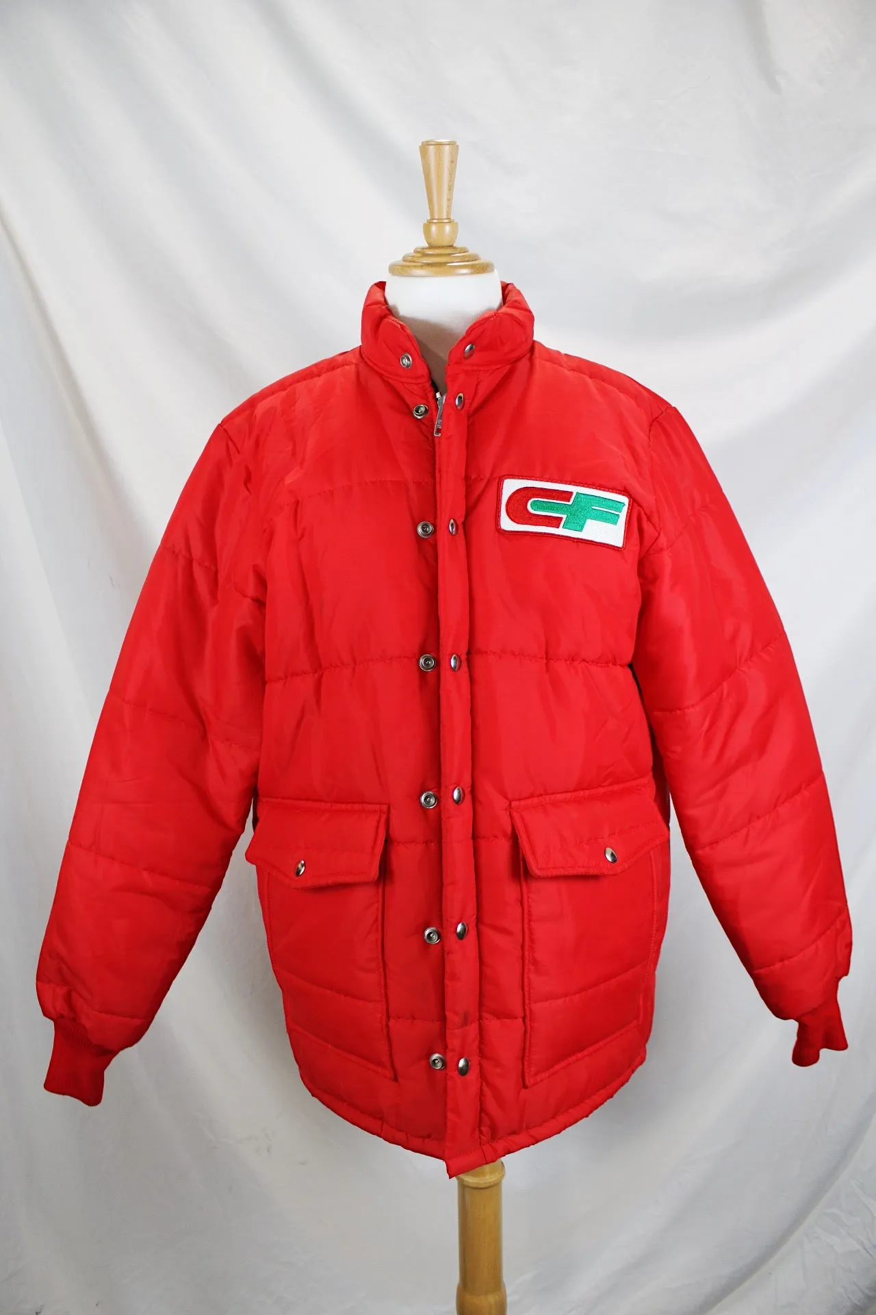 Red Puffy with Patch