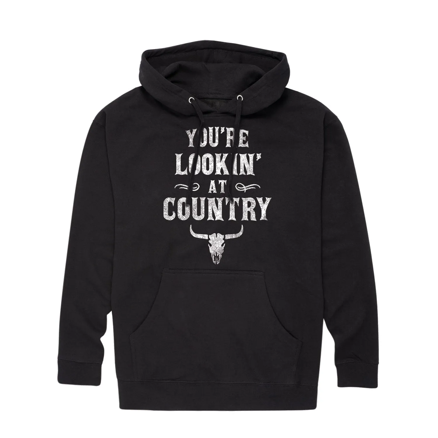 You're Lookin' At Country - Men's Pullover Hoodie