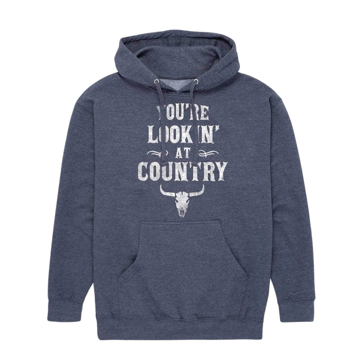 You're Lookin' At Country - Men's Pullover Hoodie