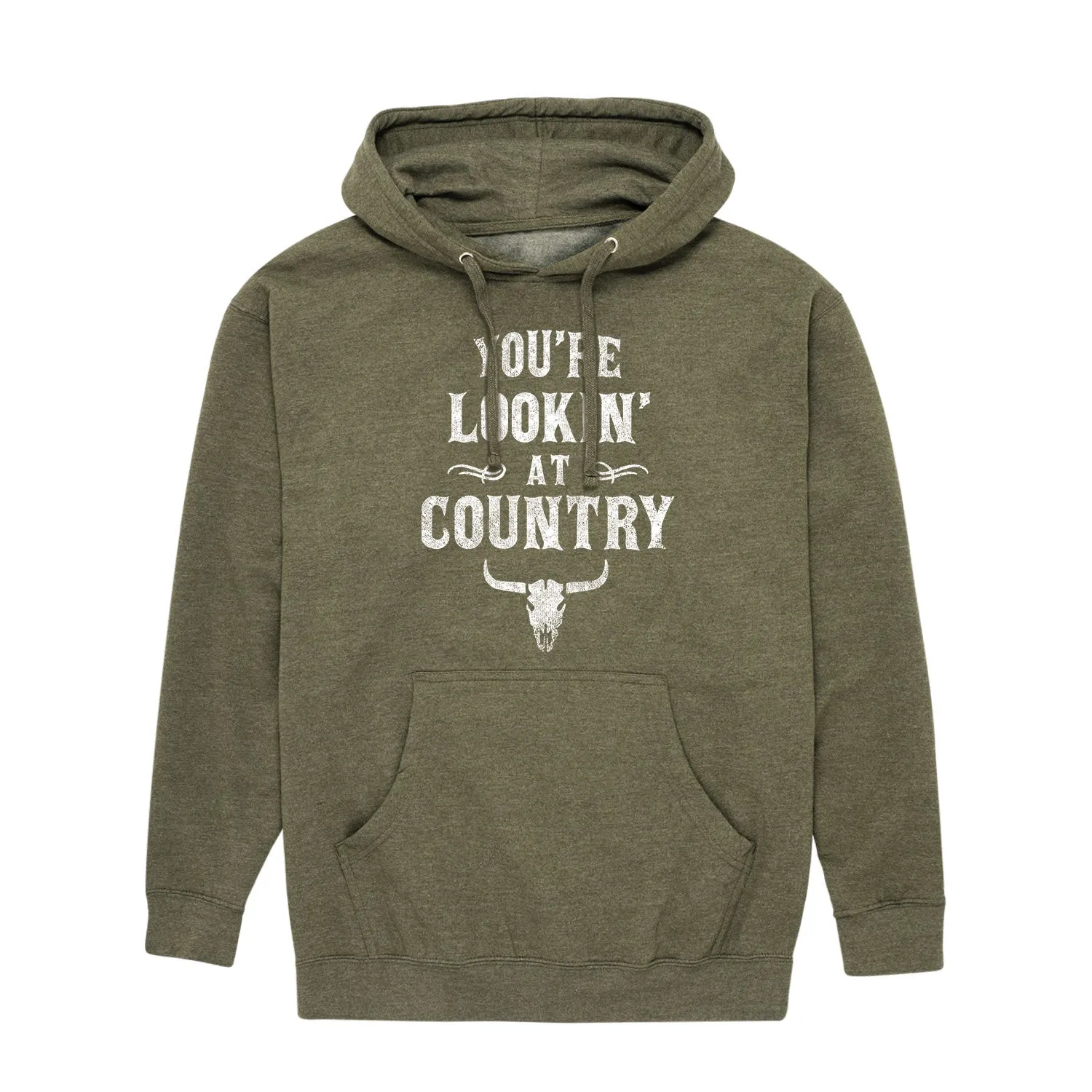 You're Lookin' At Country - Men's Pullover Hoodie